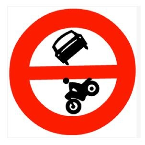 Biển báo cấm oto và xe máy